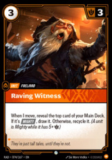 Raving Witness 074/167 - Common Raving Witness 074/167 - Common