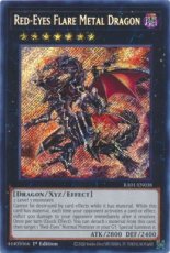 Red-Eyes Flare Metal Dragon - RA01-EN038 - Secret Rare 1st Edition