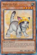 Rescue Cat(alternate art) - RA02-EN001 Ultimate Rare 1st Edition