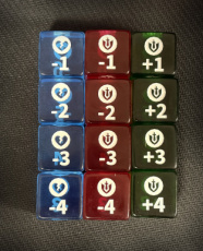 Riftbound Might Damage Dice - 12 pcs 1. Riftbound Might Damage Dice - 12 pcs