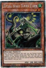 Ritual Beast Tamer Elder - RA03-EN012 Platinum Secret Rare 1st Edition