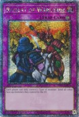 Rivalry of Warlords - RA03-EN075 - Quarter Century Secret Rare 1st Edition