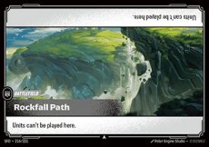 Foil - Rockfall Path 216/221 - Uncommon Foil - Rockfall Path 216/221 - Uncommon