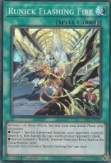 Runick Flashing Fire - TAMA-EN030 - Super Rare 1st Edition