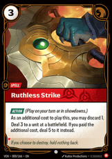 Ruthless Strike - 008/166 - Common Ruthless Strike - 008/166 - Common