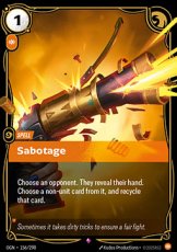 Sabotage - 156/298 - Rare Sabotage - 156/298 - Rare
