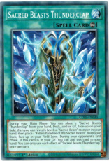 Sacred Beasts Thunderclap - CORI-EN049 - Common 1s Sacred Beasts Thunderclap - CORI-EN049 - Common 1st Edition