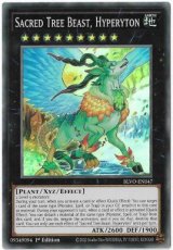 Sacred Tree Beast, Hyperyton - BLVO-EN047 - Super Rare 1st Edition