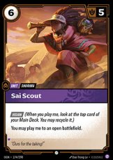 Sai Scout - 174/298 - Common Foil Sai Scout - 174/298 - Common Foil