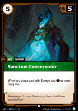 Sanctum Conservator 030/167 - Common Sanctum Conservator 030/167 - Common