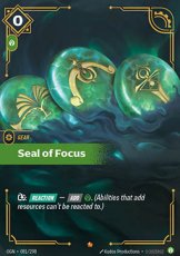 Seal of Focus - 081/298 - Epic Seal of Focus - 081/298 - Epic