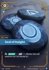 Seal of Insight - 120/298 - Epic Seal of Insight - 120/298 - Epic