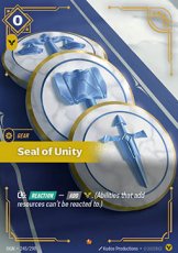 Seal of Unity - 245/298 - Epic Seal of Unity - 245/298 - Epic