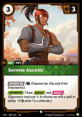 Serene Ascetic - 030/166 - Common Serene Ascetic - 030/166 - Common