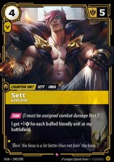 Sett, Kingpin - 240/298 - Rare Sett, Kingpin - 240/298 - Rare