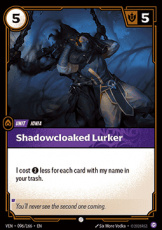 Shadowcloaked Lurker - 096/166 - Common Shadowcloaked Lurker - 096/166 - Common