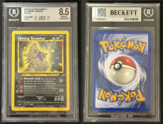 Shining Tyranitar (NDE 113) - Beckett 8.5 Near Min Shining Tyranitar (NDE 113) - Beckett 8.5 Near Mint - Mint+