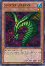 (EX) Sinister Serpent - BP02-EN015 - Mosaic Rare - 1st Edition