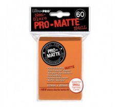 Ultra-Pro Sleeves - Matte Orange Small (60 Sleeves)