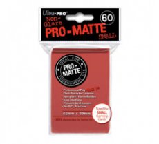 Ultra-Pro Sleeves - Matte Red Small (60 Sleeves)