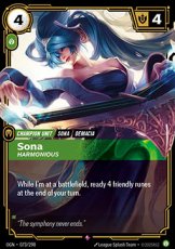 Sona, Harmonious - 073/298 - Rare Sona, Harmonious - 073/298 - Rare