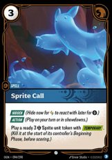 Sprite Call - 094/298 - Common Foil Sprite Call - 094/298 - Common Foil