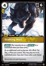 Stalking Wolf - 166/219 - Uncommon Stalking Wolf - 166/219 - Uncommon