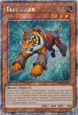 Test Tiger - RA03-EN189 Platinum Secret Rare 1st Edition