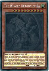 The Winged Dragon of Ra(Front/NM, Back/EX) - LED7-EN000 - Ghost Rare 1st Edition