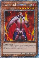 Thestalos the Firestorm Monarch - RA03-EN143 Platinum Secret Rare 1st Edition