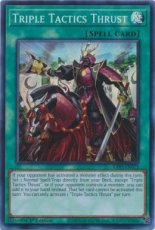 Triple Tactics Thrust - RA03-EN072 Super Rare  1st Edition