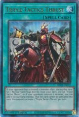 Triple Tactics Thrust - RA03-EN072  Ultimate Rare  1st Edition