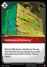 Unlicensed Armory - 023/298 - Uncommon Unlicensed Armory - 023/298 - Uncommon