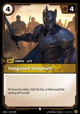 Vanguard Sergeant - 219/298 - Common - Foil Vanguard Sergeant - 219/298 - Common - Foil