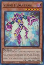 Vision HERO Faris - RA01-EN004 - Super Rare 1st Ed Vision HERO Faris - RA01-EN004 - Super Rare 1st Edition