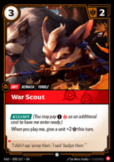 War Scout 008/167 - Common War Scout 008/167 - Common