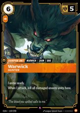 Warwick, Hunter - 159/298 - Rare Warwick, Hunter - 159/298 - Rare