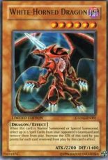White-Horned Dragon - GXNG-EN001 - Ultra Rare White-Horned Dragon - GXNG-EN001 - Ultra Rare