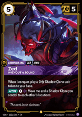 Zed, Without a Sound - 112a/166 - Showcase Zed, Without a Sound - 112a/166 - Showcase