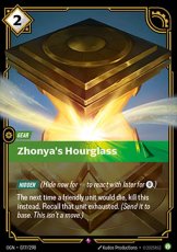 Zhonya's Hourglass - 077/298 - Rare Zhonya's Hourglass - 077/298 - Rare