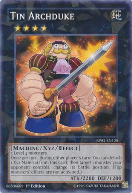 Tin Archduke - BP03-EN128 - Shatterfoil Rare - 1st Edition