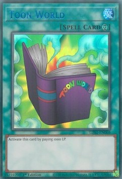 Toon World (Blue) - LDS1-EN068 - Ultra Rare 1st Edition