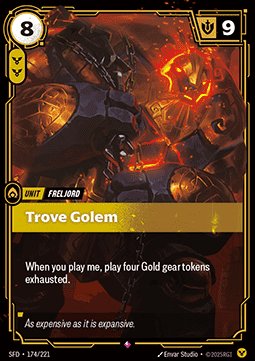Trove Golem 174/221 - Rare