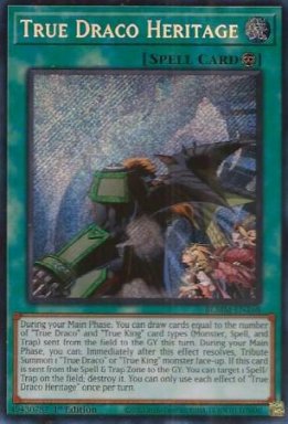 True Draco Heritage - BLMM-EN168 - Secret Rare 1st Edition