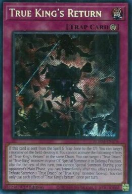 True King's Return - BLMM-EN176 - Secret Rare 1st Edition
