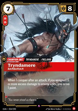 Tryndamere, Barbarian - 034/298 - Rare