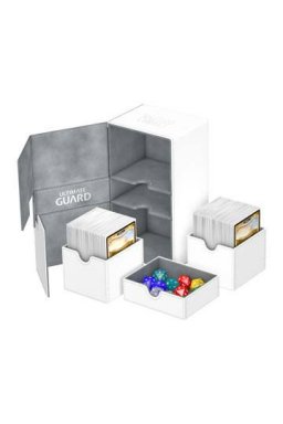 Ultimate Guard Twin Flip´n´Tray Deck Case 200+ Standard Size XenoSkin White