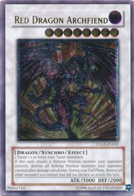 Ultimate Rare - Red Dragon Archfiend - TDGS-EN041 Unlimited - Yu