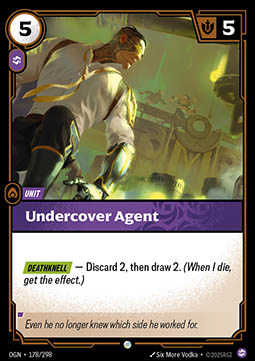 Undercover Agent - 178/298 - Common