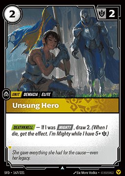 Unsung Hero 167/221 - Uncommon